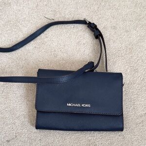 Michael Kors Dark Blue Crossbody Bag